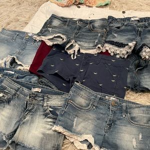 Lots of Jean shorts